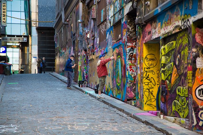 Melbournes Hosier Lane