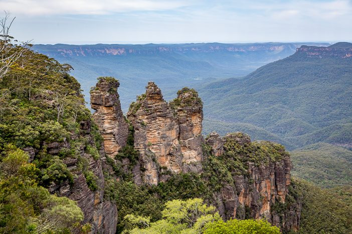 Three Sisters in den Blue Mountains