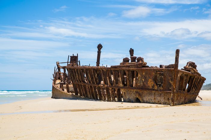 Wrack der S.S. Maheno