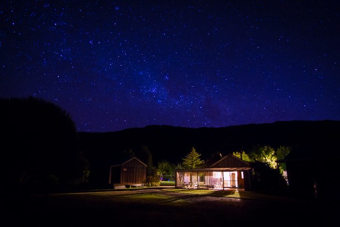 Die Farm bei Nacht - der Sternenhimmel war unglaublich schön