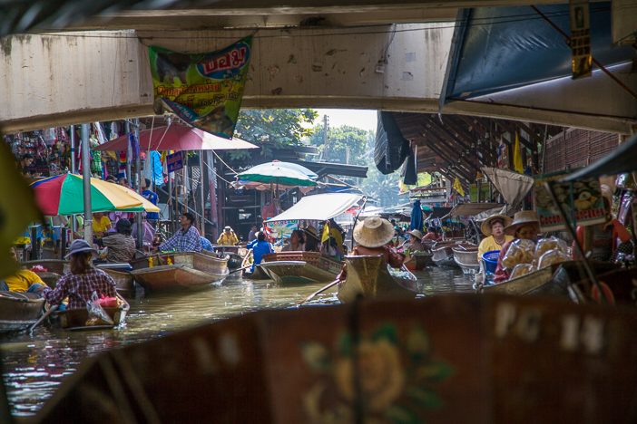 Das etwas andere "Gedränge" auf dem Markt