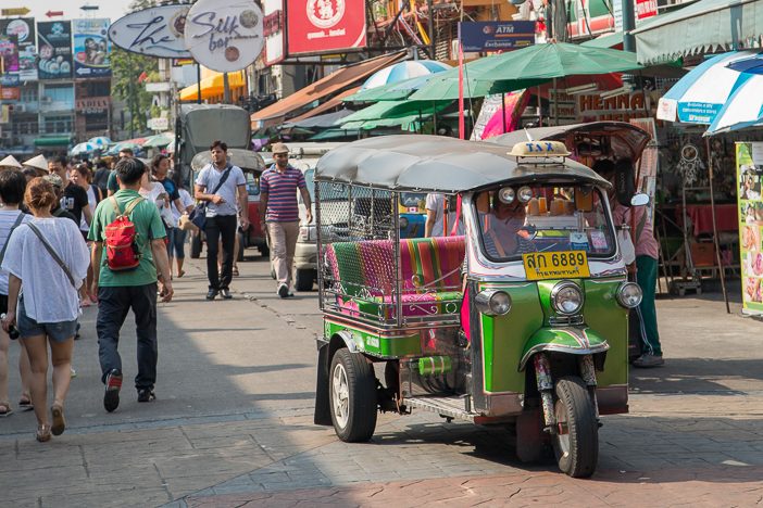 Sehr praktisches Transportmittel in Bagkok - und günstig noch dazu