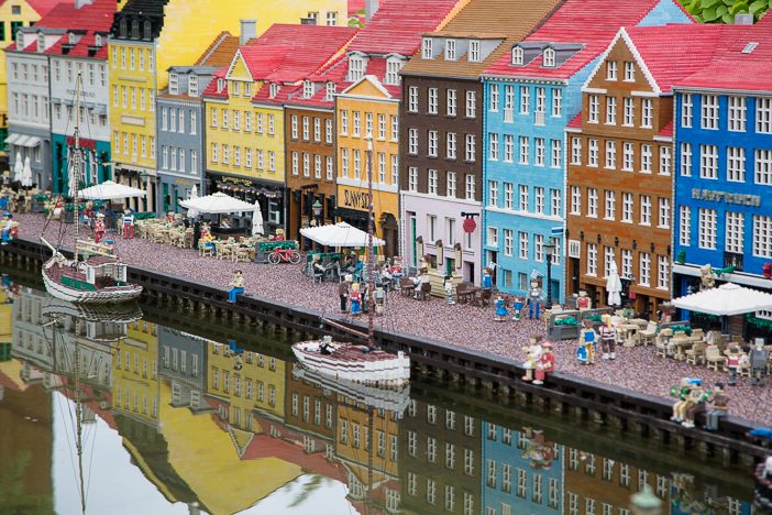 Kopenhagen in der Miniaturwelt im Legoland