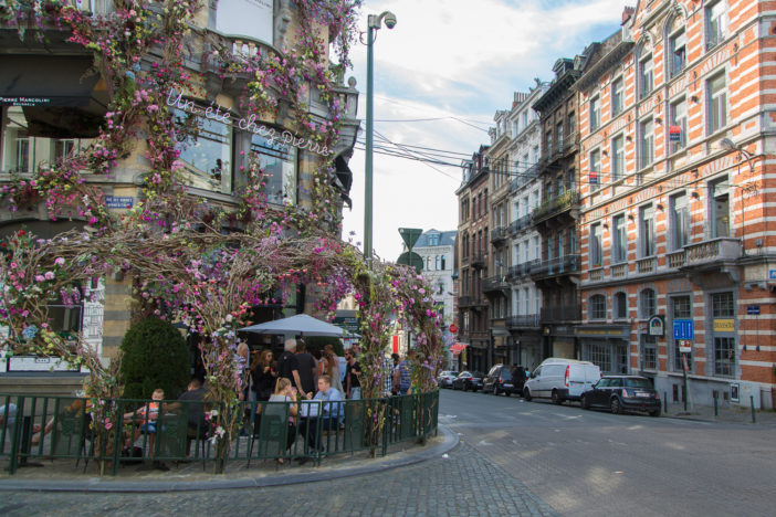 Hübscher Eisladen in Brüssel