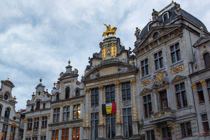 Häuser am Grote Markt (Grand Place) in Brüssel