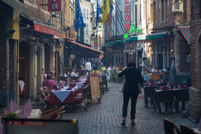 Rue des Bouchers in Brüssel